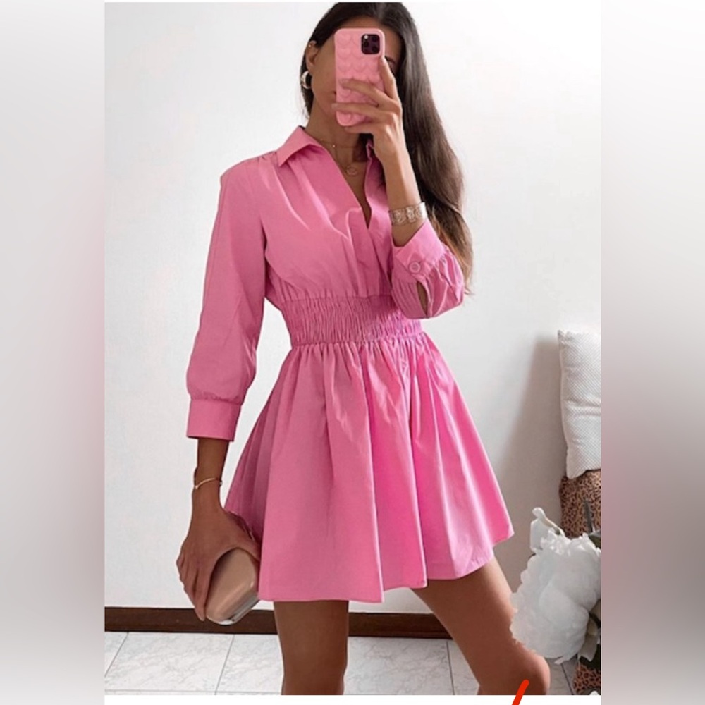 Zara pink dress